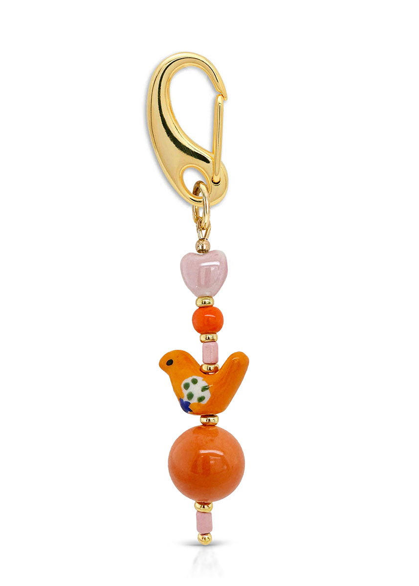 Wrecking Ball Ceramic Bag Charm