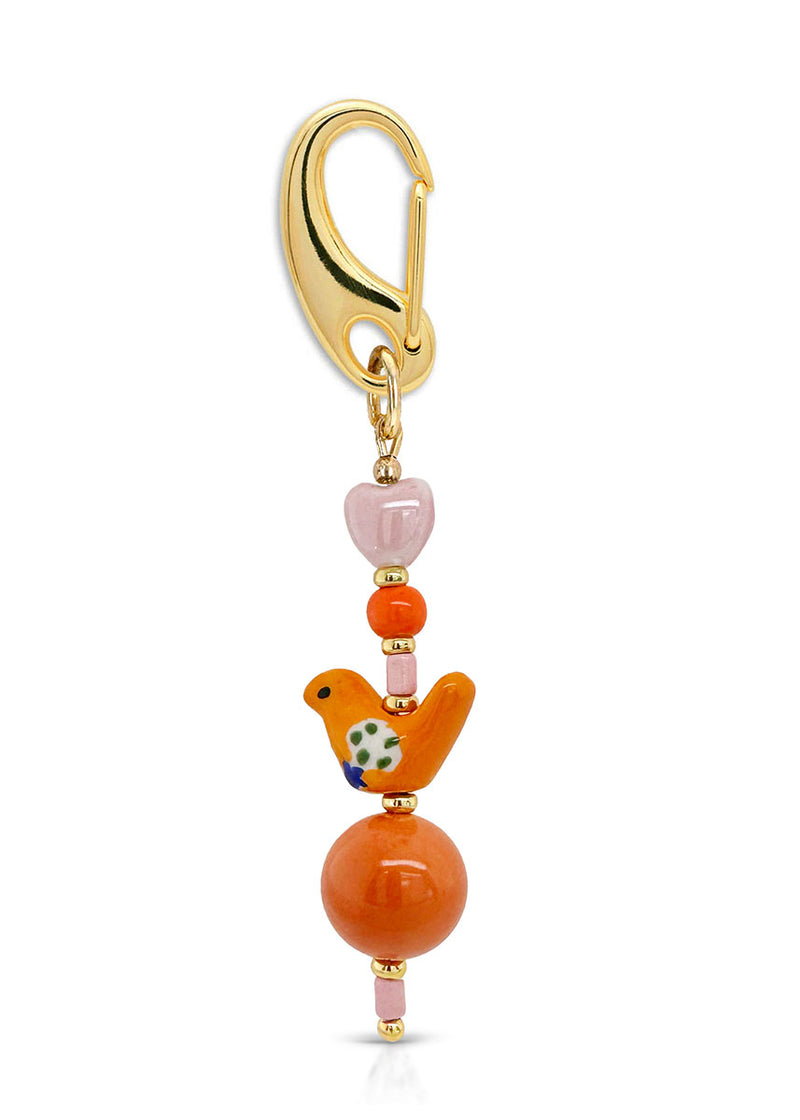 Wrecking Ball Ceramic Bag Charm