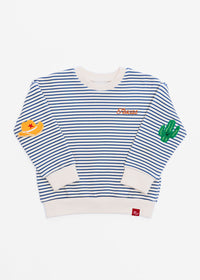 Texas Striped Patch Sweatshirt
