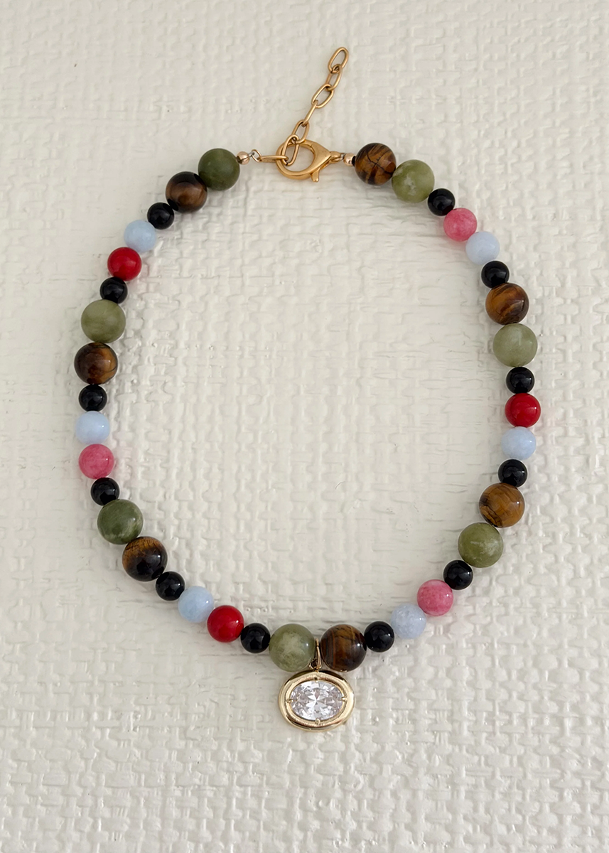 Liv Bezel Necklace