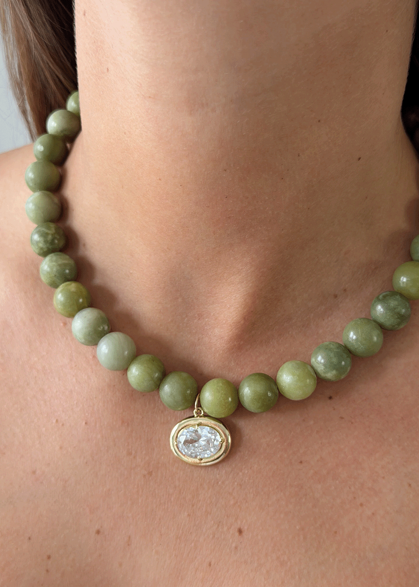 Naples Necklace - Fall Green