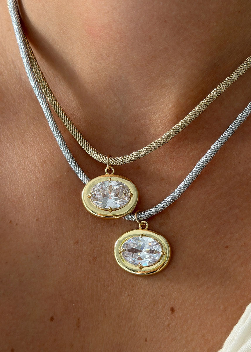 Naples Cord Necklace - Gold
