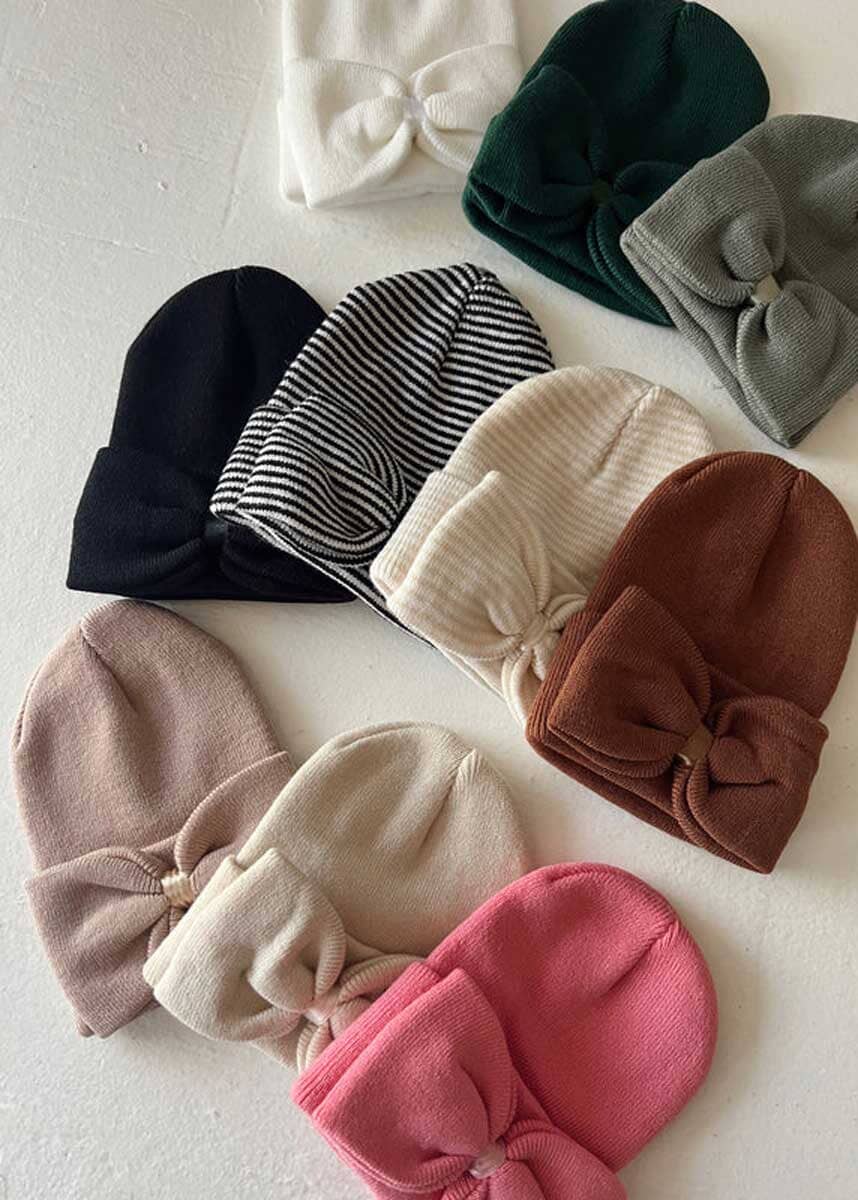 Baby's First Hat - Fern Bow
