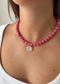 Naples Necklace - Fall Pink