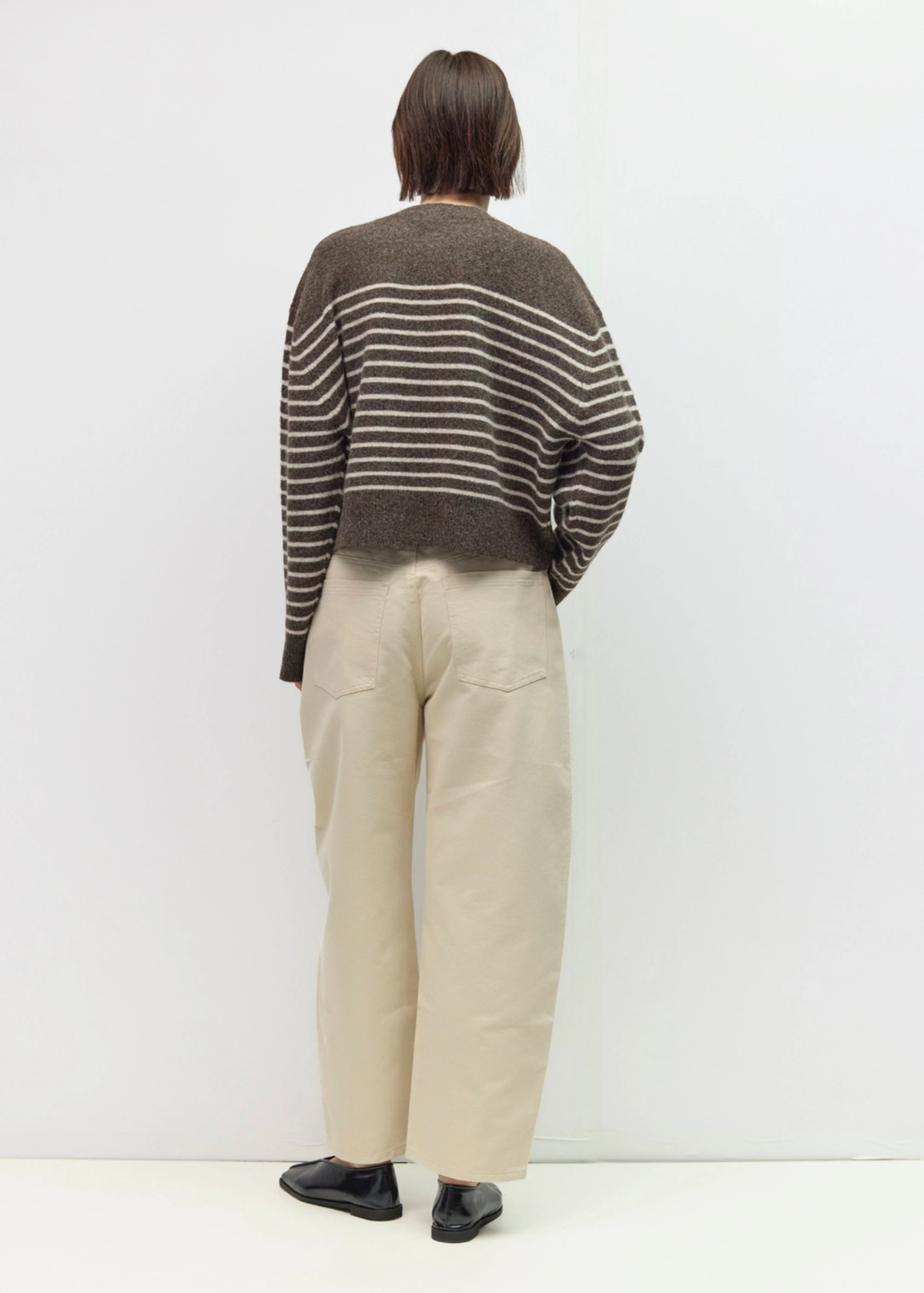 The Kayley Sweater - Brown & Cream