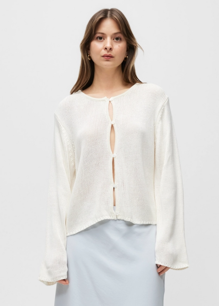 The Morgan Cardigan - Cream