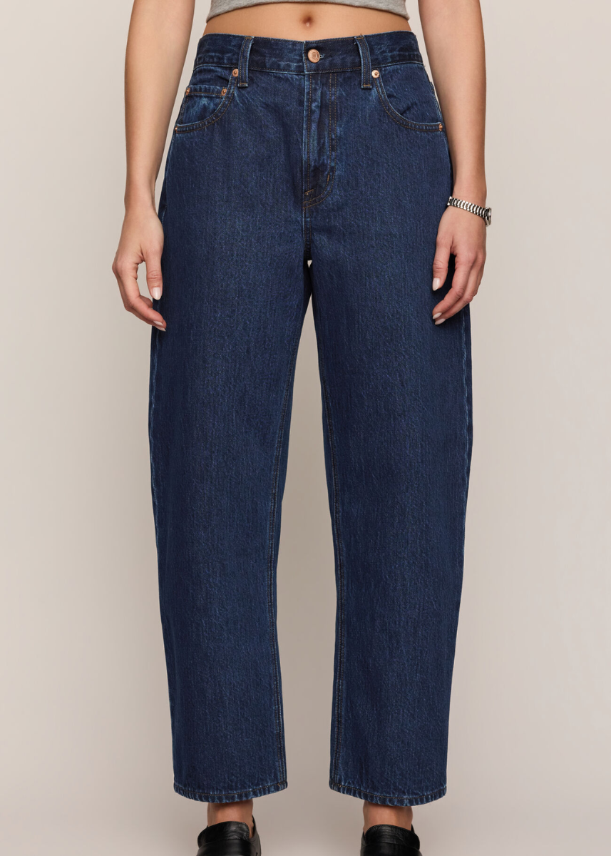 The Off Duty Bowed Ankle Jean - Horizon