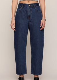 The Off Duty Bowed Ankle Jean - Horizon