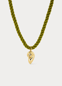 The Palma Shell Cord Necklace - Gold