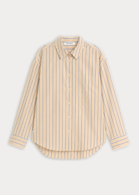 The Poplin Easy Shirt - Dune Multi Stripe