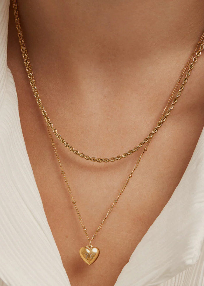 Thin Romance Necklace - Gold
