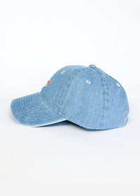 Toddler Tiny Chi Hot Dog Icon Hat - Denim