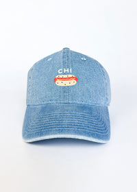 Tiny Chi Hot Dog Icon Hat - Denim