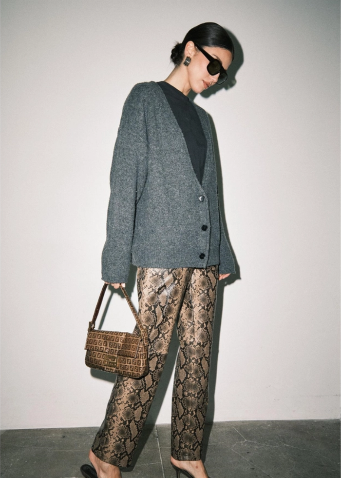 Tommie Cardigan - Charcoal