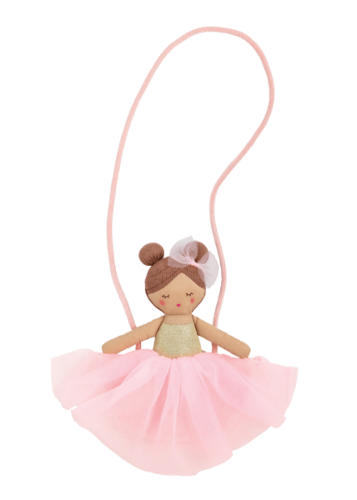 Tulle Ballerina Purse - Brunette