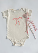 Bow Onesie - Natural