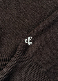 Chicago Varsity Block Stripe Sweater - Chocolate