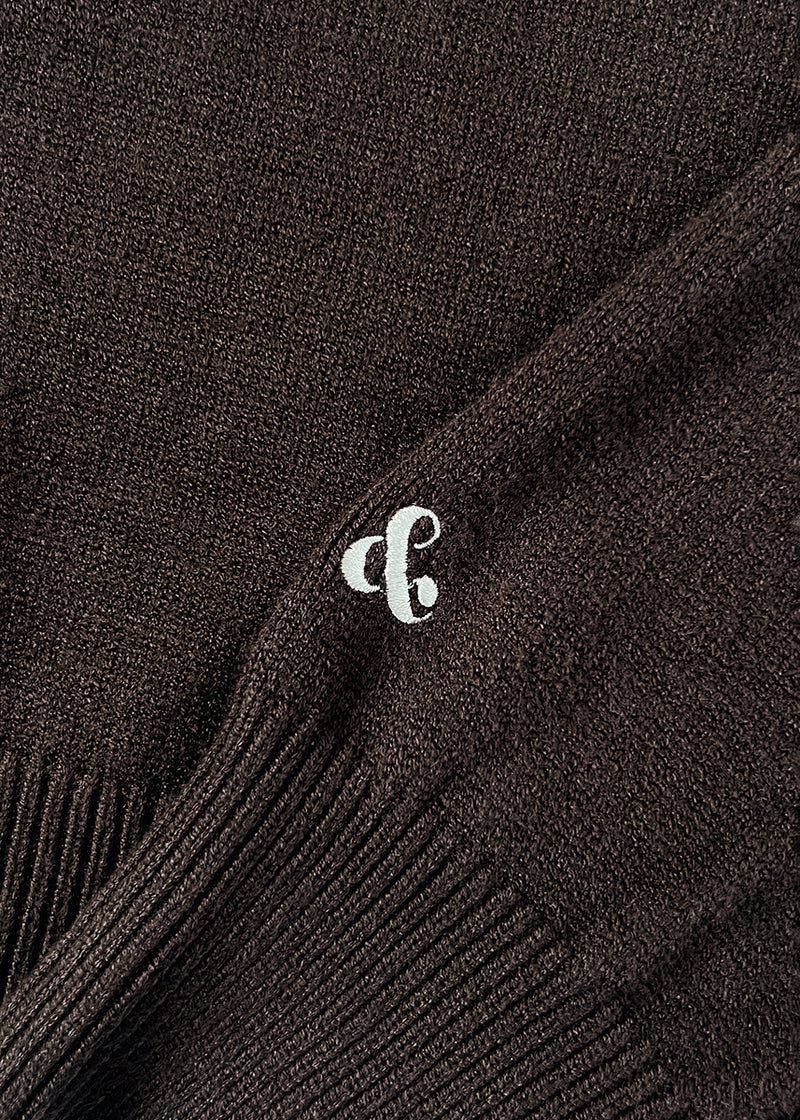 Chicago Varsity Block Stripe Sweater - Chocolate