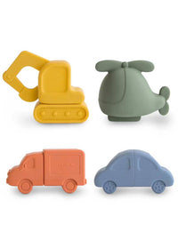 Vehicles Bath Play Set - 4 Pack