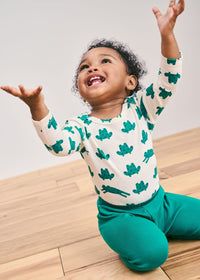 Baby Layette Wiggle Pants - Ultra Green