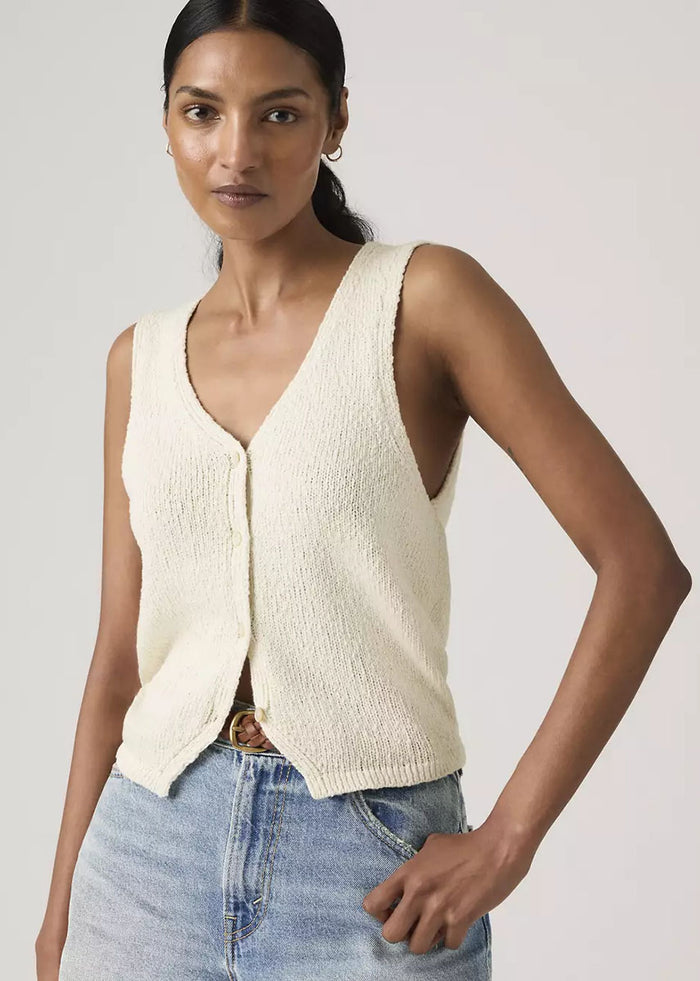 Helen Mini Boucle Vest - Tofu