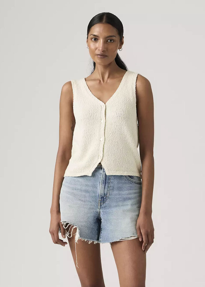 Helen Mini Boucle Vest - Tofu