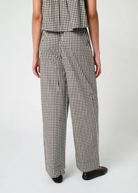 Betty Stripe Tie-Waist Pant - Black Multi