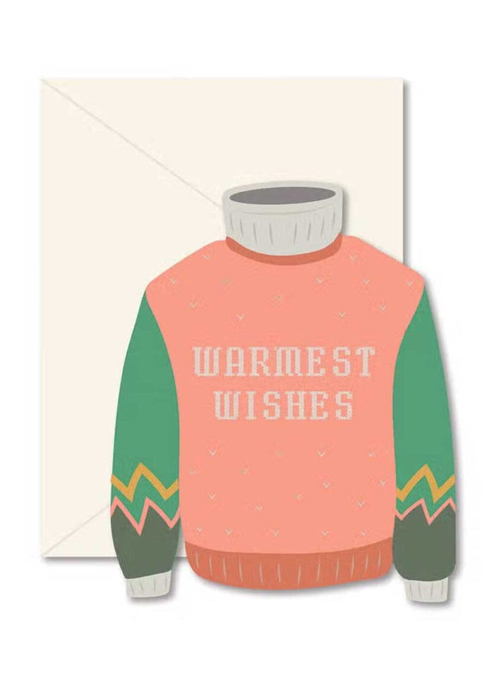 Warmest Wishes Sweater Greeting Card