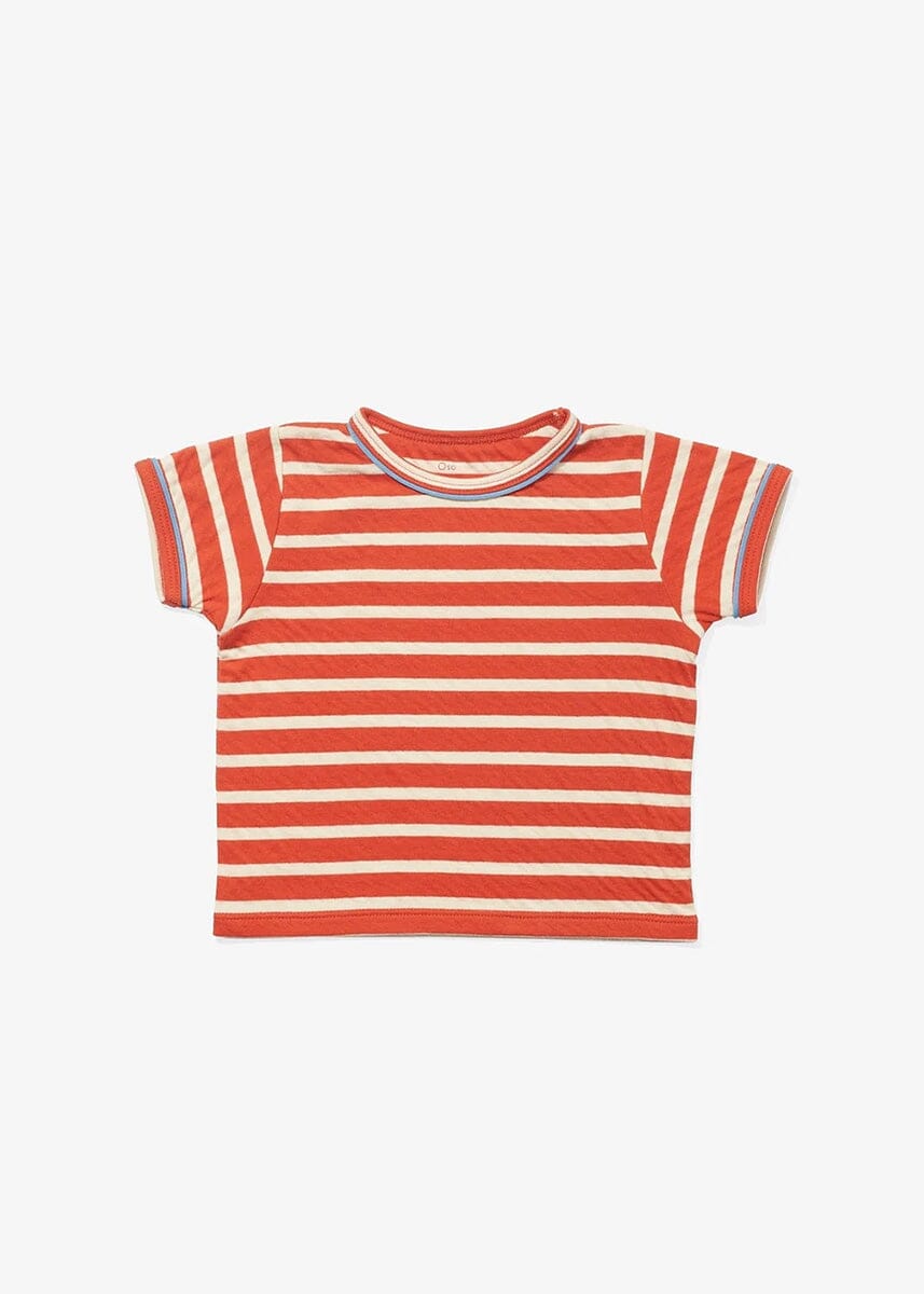Willie Baby T-Shirt - Red Sport Stripe