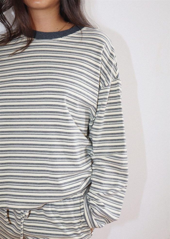 Wilson Striped Top - Cream