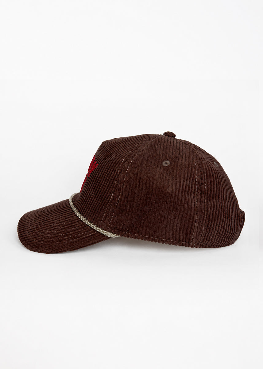 Windy City Wide Whale Cord Hat - Brown – Alice & Wonder