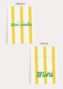 Mini Wonder Gift Bag - White/Yellow