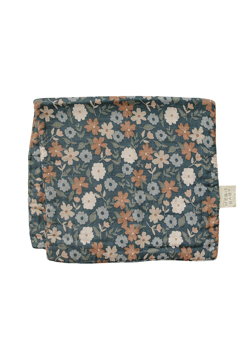 Midnight Floral Burp Cloth