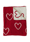 Heart Plush Baby Blanket