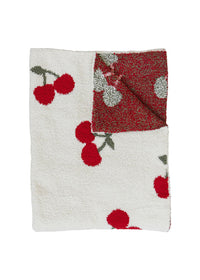 Cherry Plush Baby Blanket