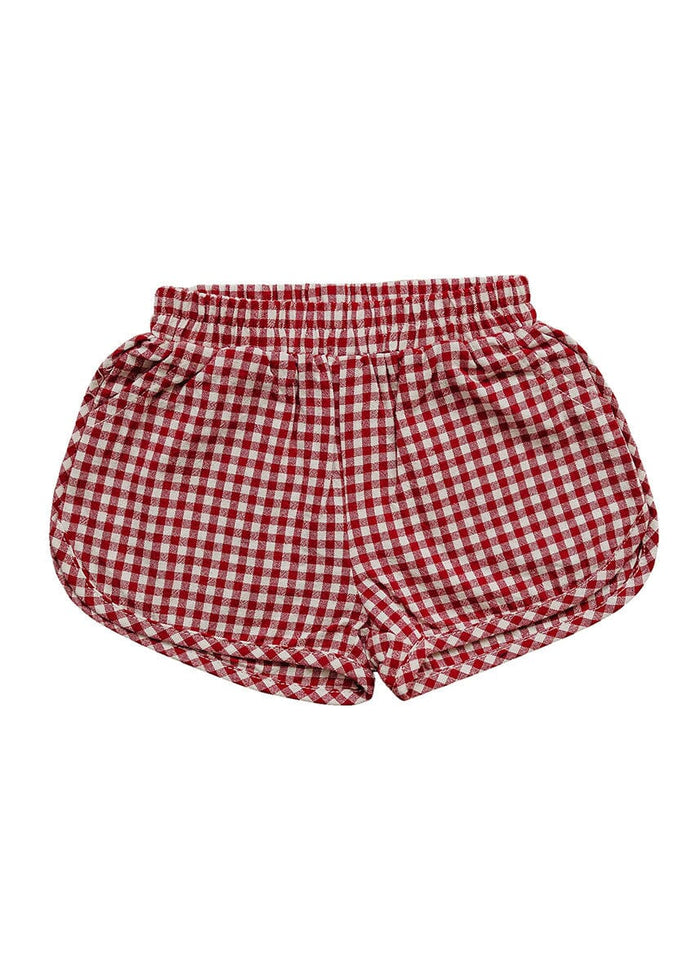 Red Gingham Shorts