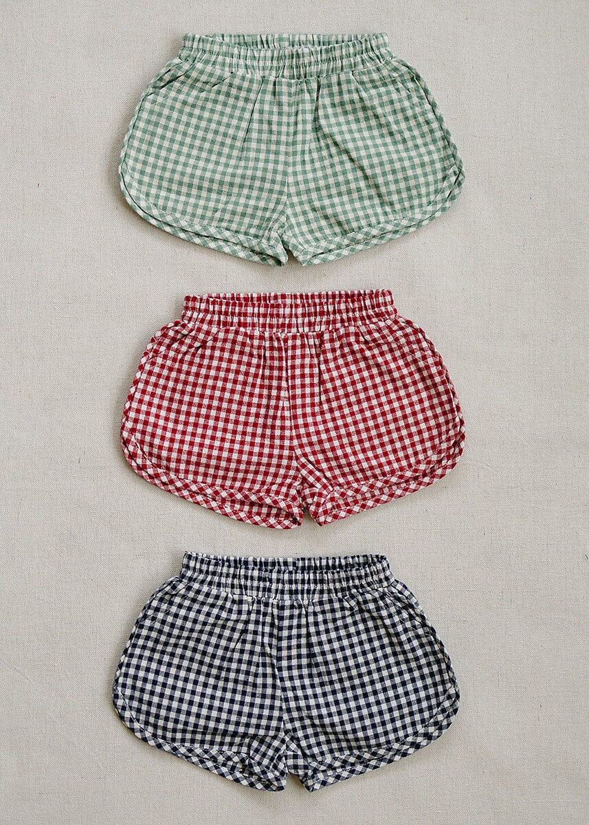 Red Gingham Shorts