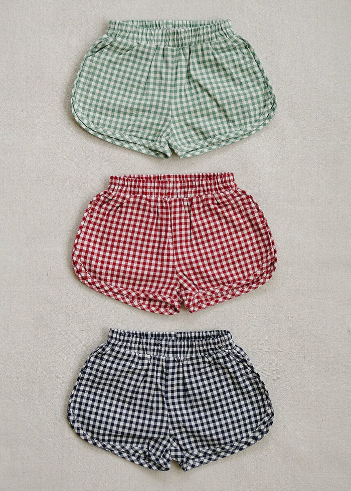 Red Gingham Shorts