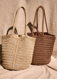 Las Lomas Straw Bag - Tobacco