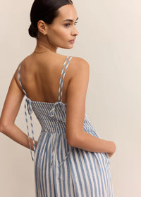Nadine Striped Midi Dress - Boathouse