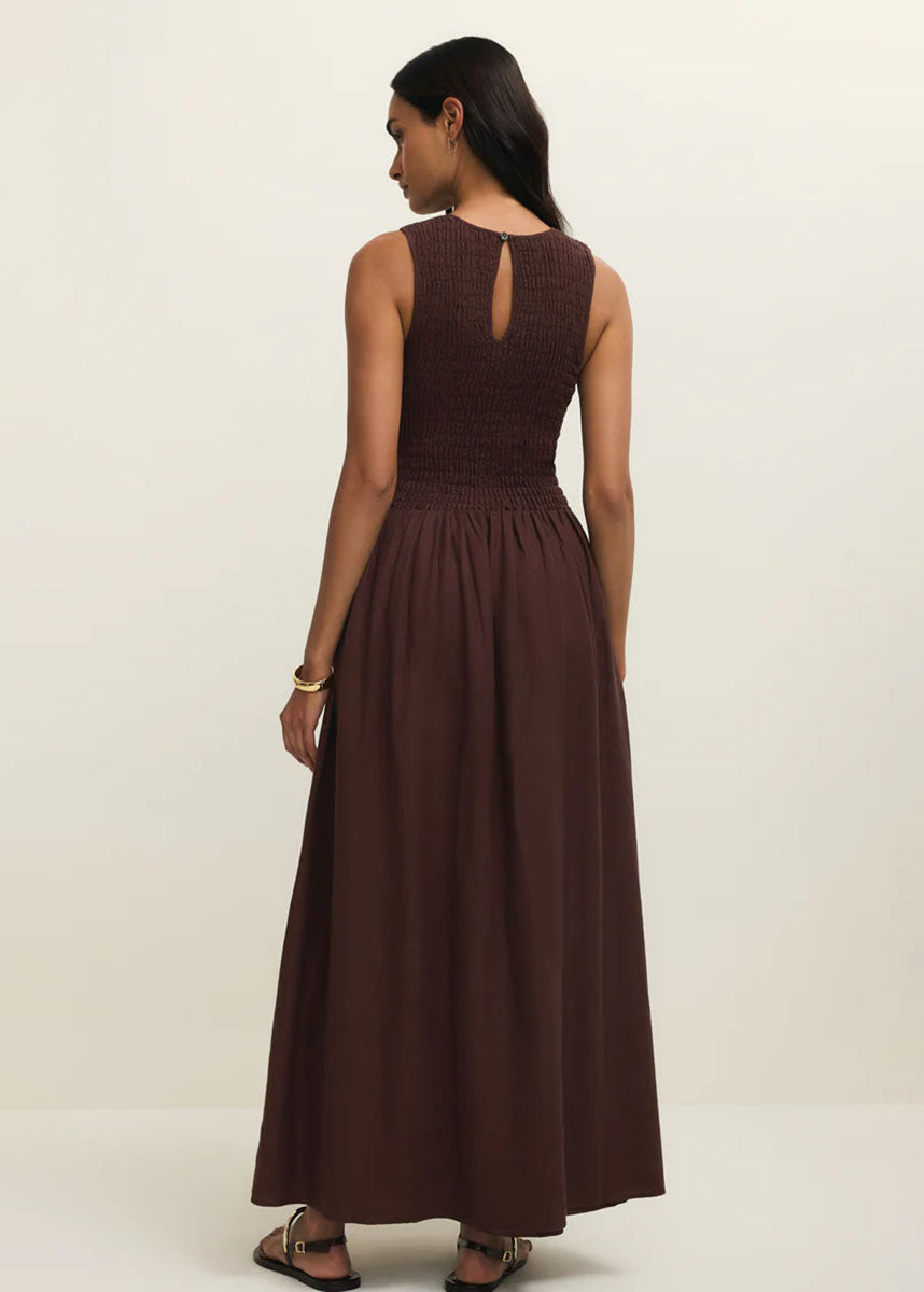 Juniper Maxi Dress - Chocolate Cherry