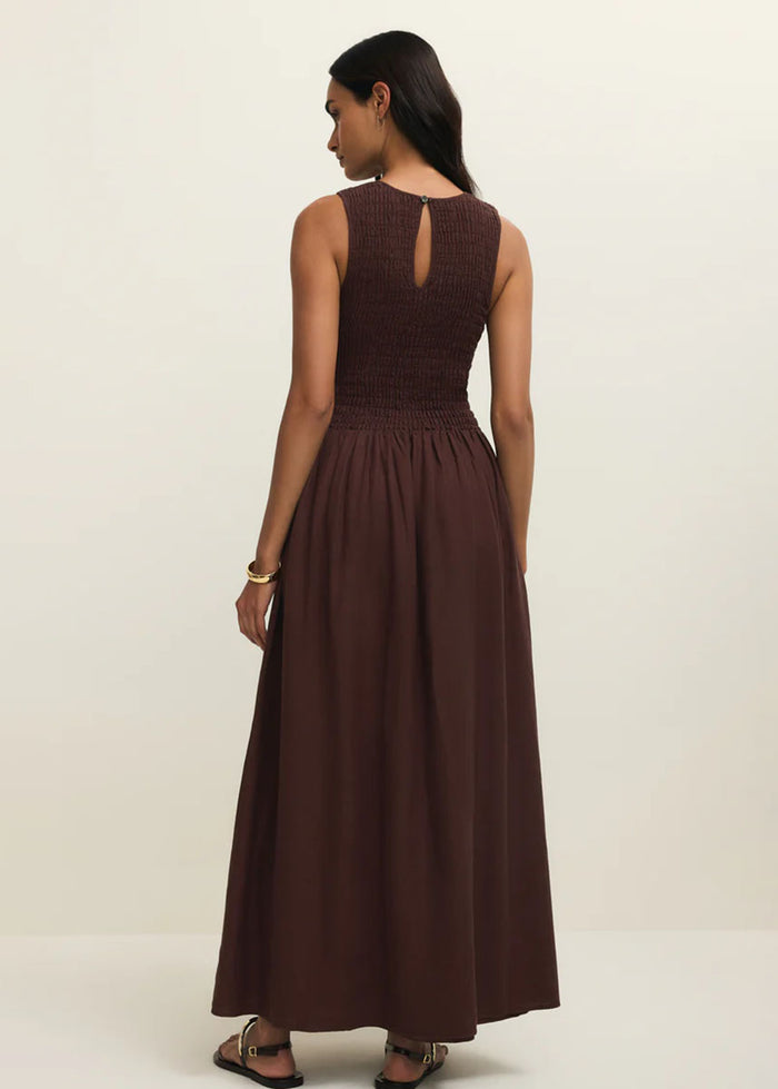 Juniper Maxi Dress - Chocolate Cherry