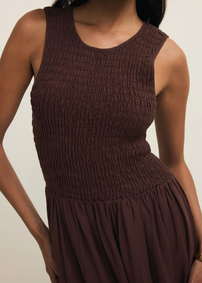 Juniper Maxi Dress - Chocolate Cherry