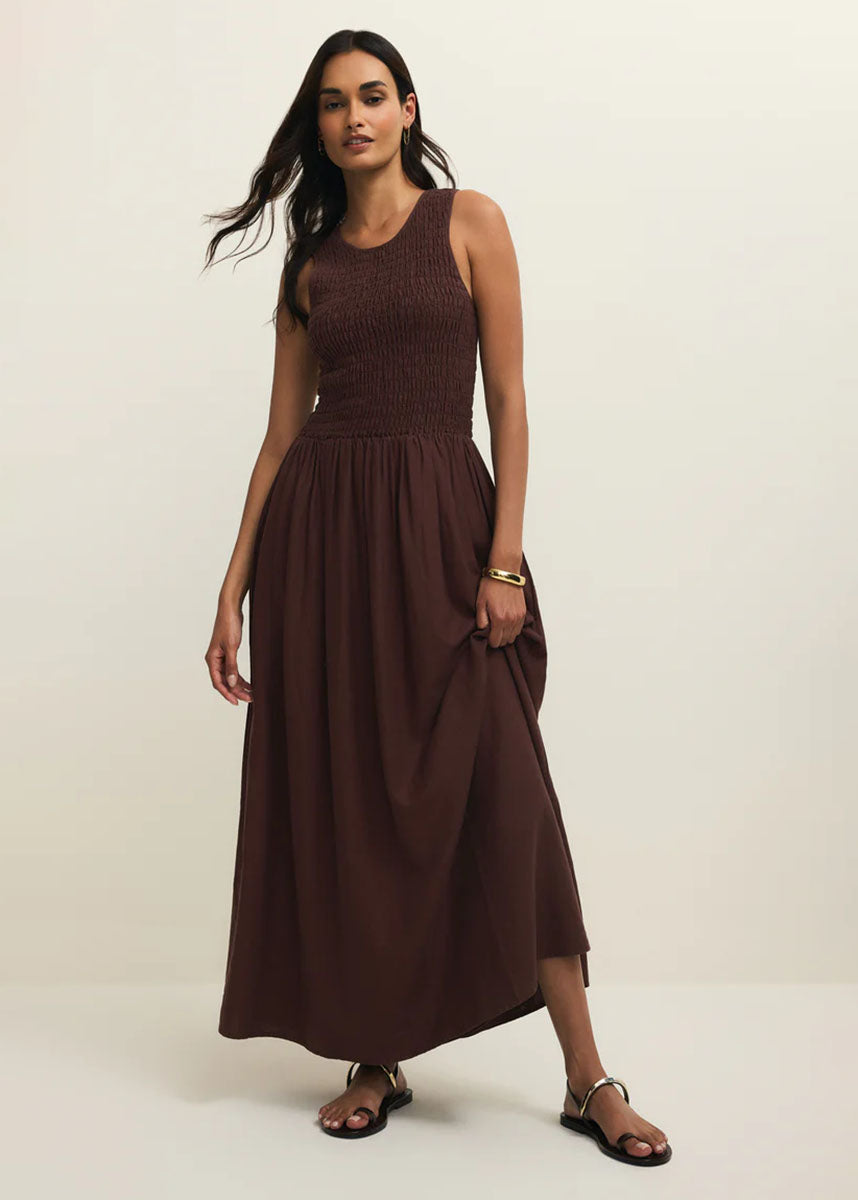 Juniper Maxi Dress - Chocolate Cherry