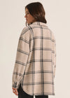 Plaid Tucker Jacket - Crystal Grey