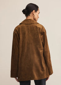 Decker Suede Chore Jacket - Coconut