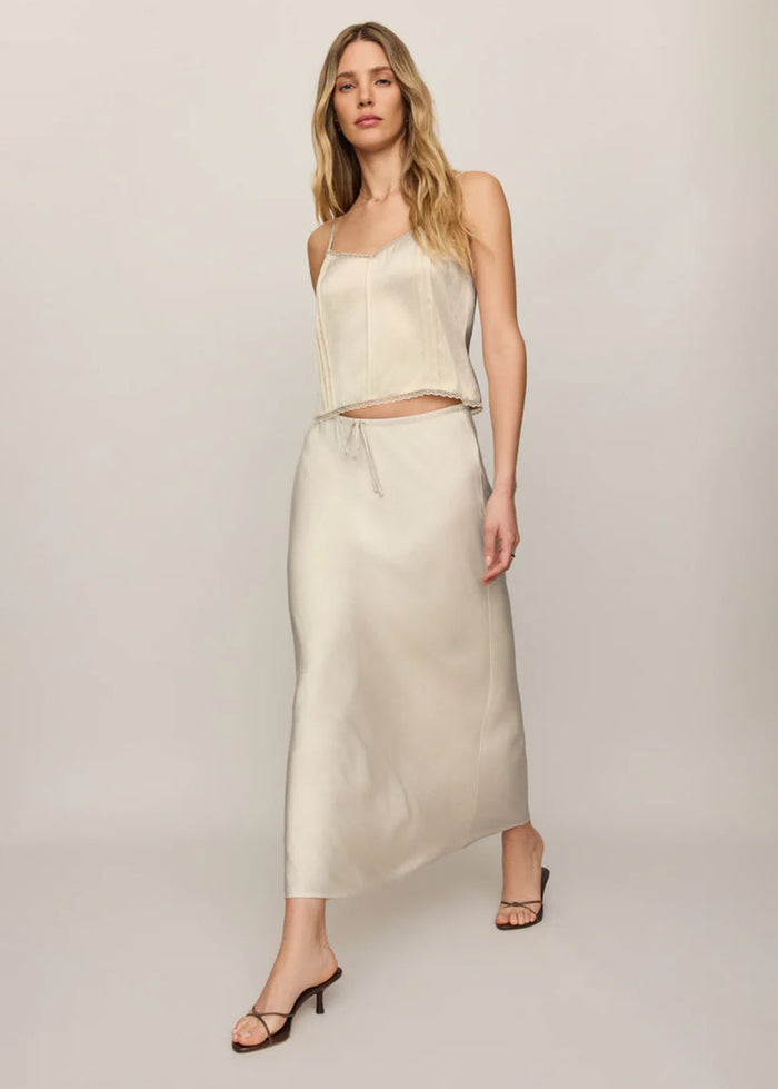 Viva Midi Skirt - Island Coconut