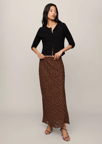 Europa Leopard Skirt - Burnt Umber