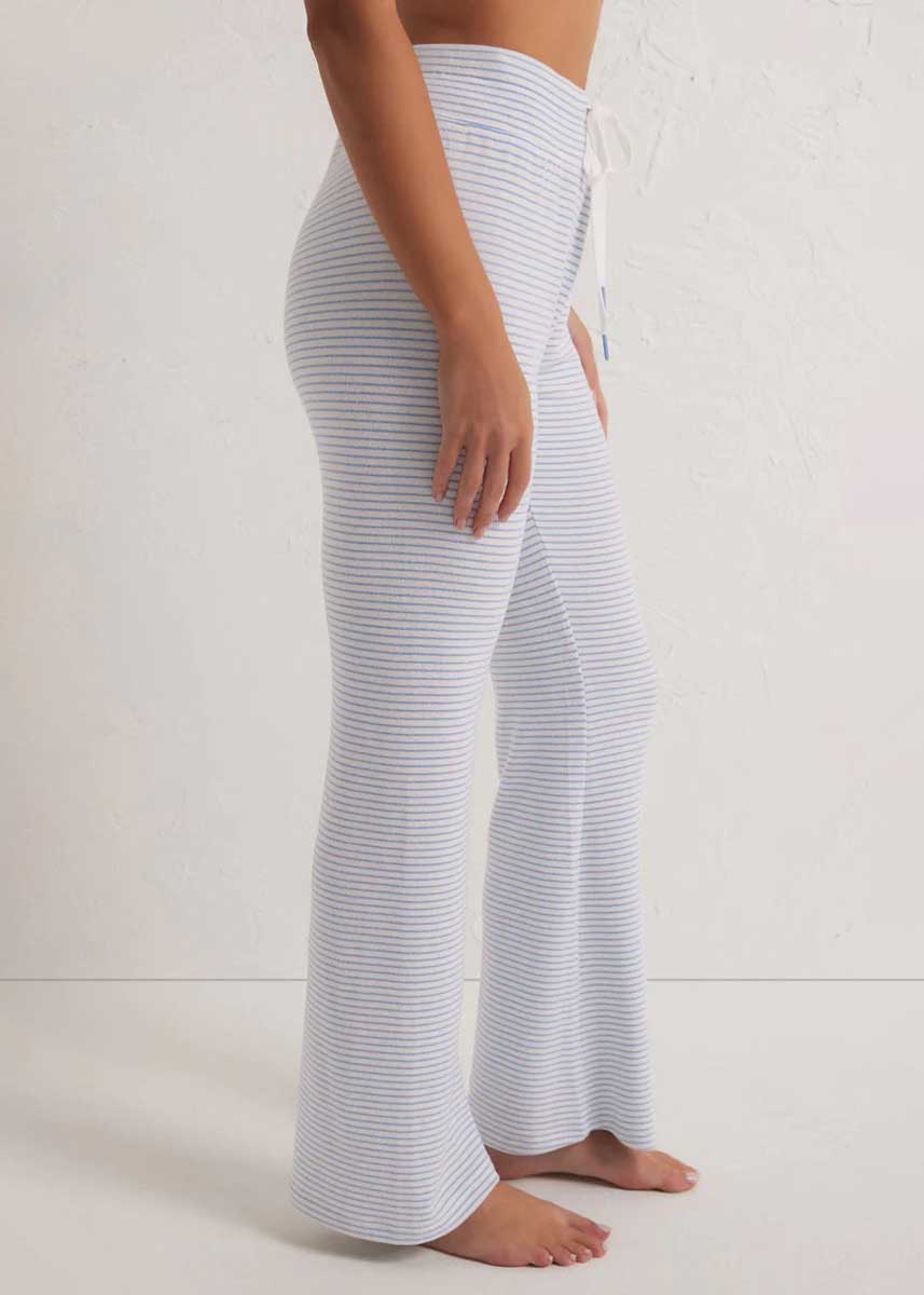 In The Clouds Stripe Pant - Blue Jay