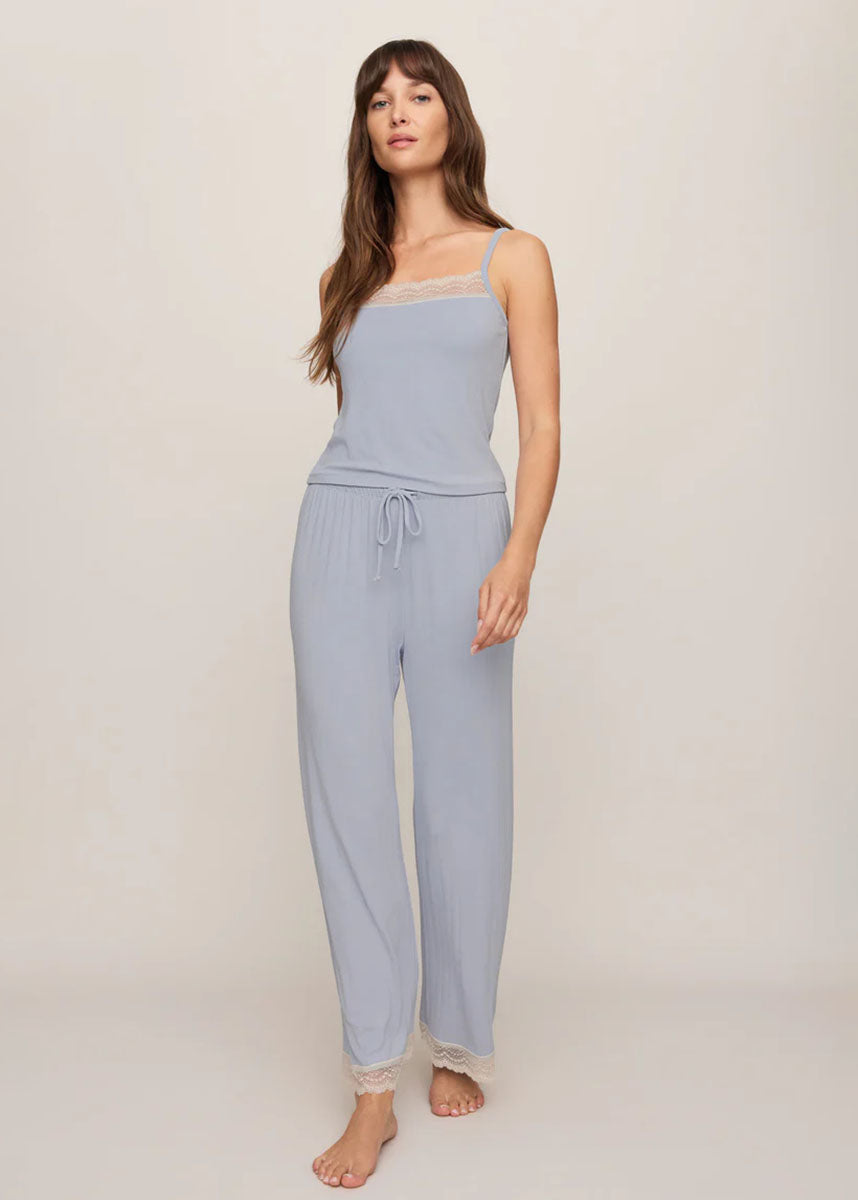 Trina Rib Pants - Skyline